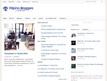 Tablet Screenshot of filipinobloggersworldwide.com